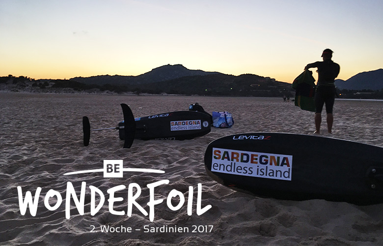 Be Wonderfoil auf Sardinien, die zweite Woche