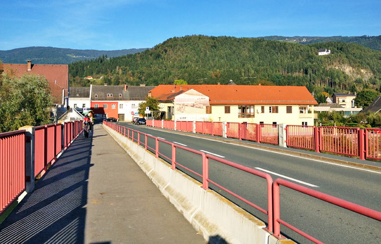 Die Rote Brücke von Lavamünd – Etappe 11 Panoramaweg Südalpen
