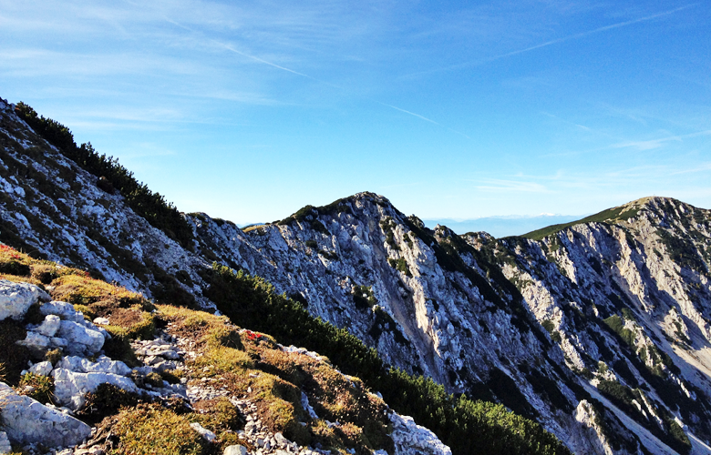 Freistrizer Spitze, über den Knieps zum Skigebiet Pelzen – Etappe 10 Panoramaweg Südalpen
