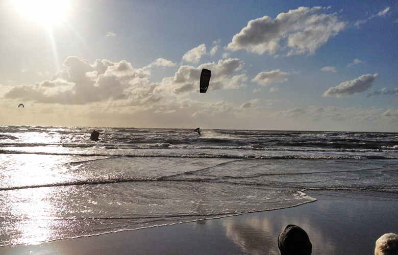 Freestyle Action beim Kitesurfworldcup in St Peter Ording