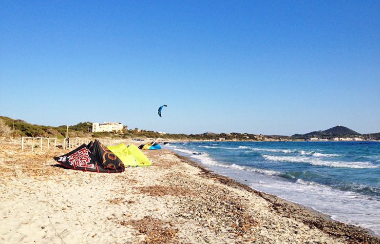 Neu ausprobierter Kitespot Campulongu mit wenig Wind