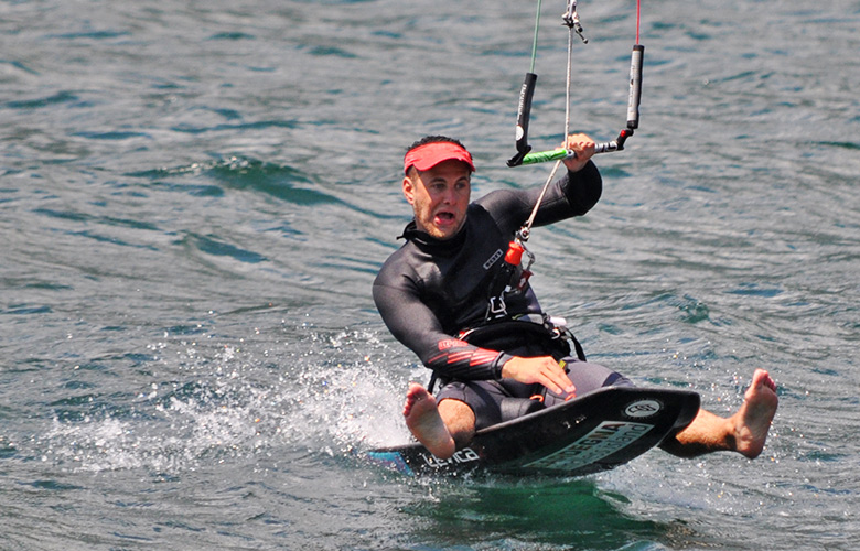 Viel Spaß mit dem Hydrofoilboard am Comer See in Italien