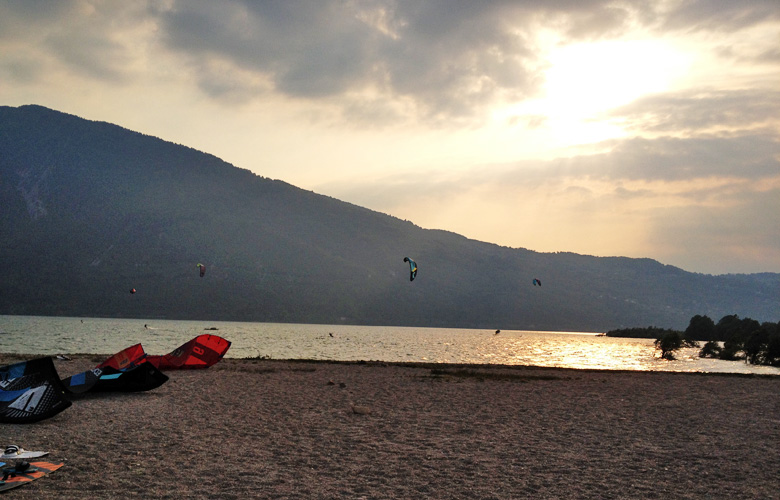 Lago di Santa Croce ein super Sundowner