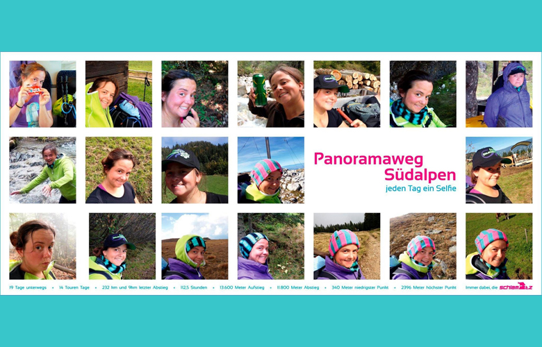 Panoramaweg Südalpen – 17 Etappen und jeden Tag ein Selfie
