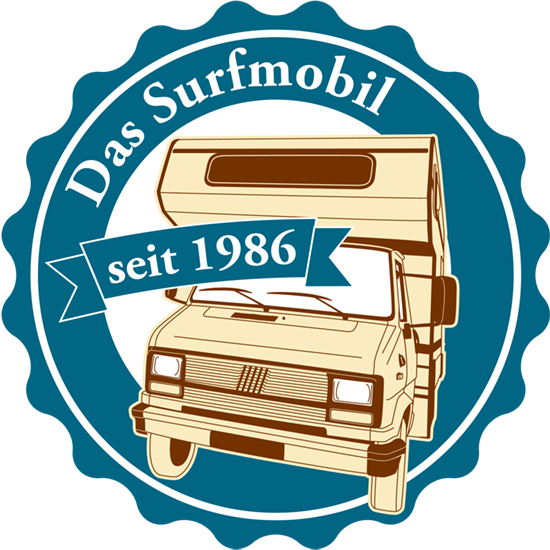 Das Surfmobil seit 1986 unterwegs