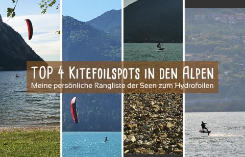 Meine TOP 4 Kitefoilspots in den Alpen - Sabrinita kreativer Kiteblog