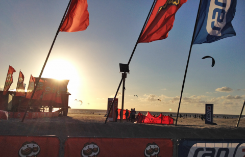 Sonnenuntergang – Kitesurworldcup St Peter Ording 2015